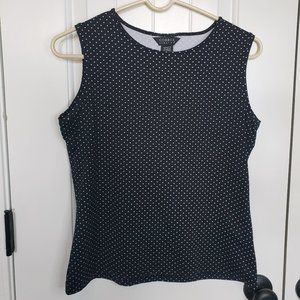 George polka dot sleeveless blouse PM 8/10
